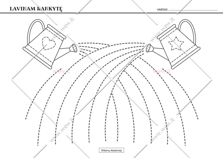 Rankos lavinimas Nr.14