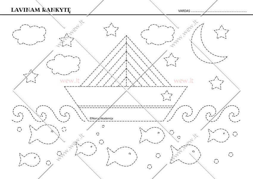 Rankos lavinimas Nr.15