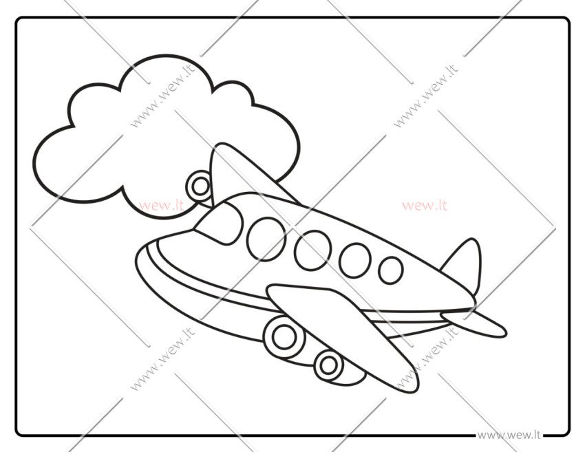 Lėktuvas skrenda debesyse