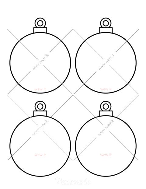 Dideli apvalūs tušti spausdinami papuošalai