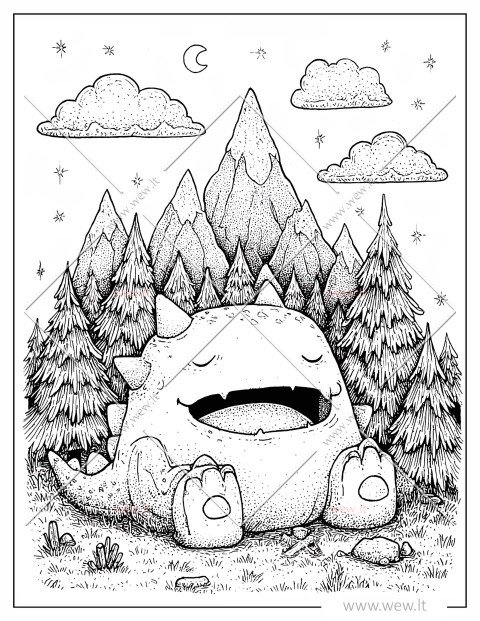 Kawaii monstras ilsisi