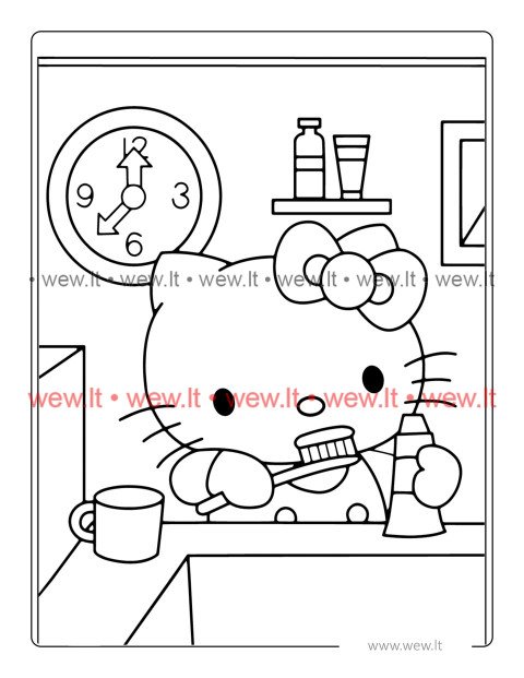 Hello Kitty valosi dantis