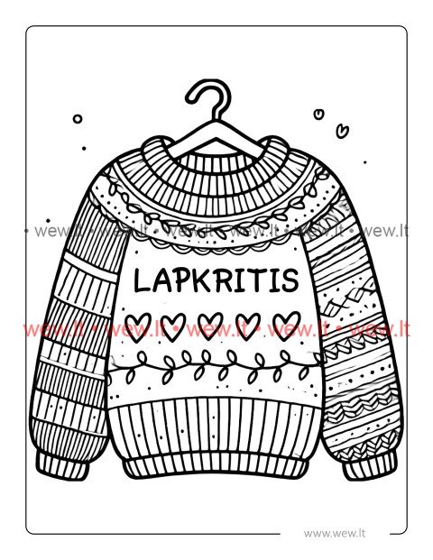 Šiltas lapkričio megztinis