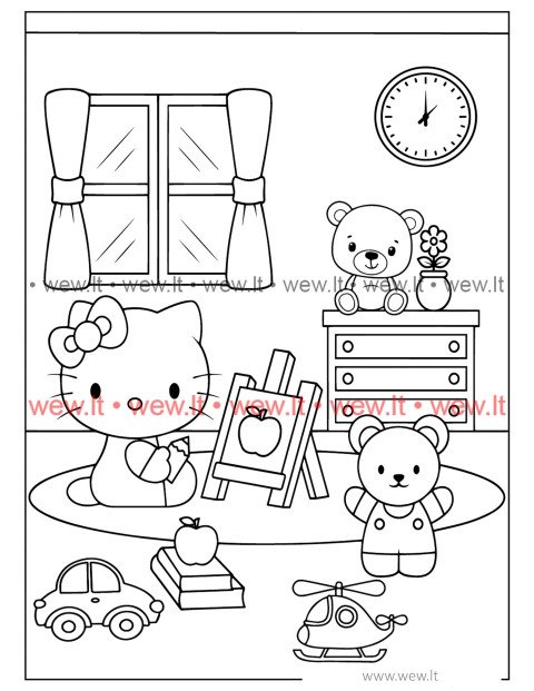 Kūrybinės valandos su Hello Kitty