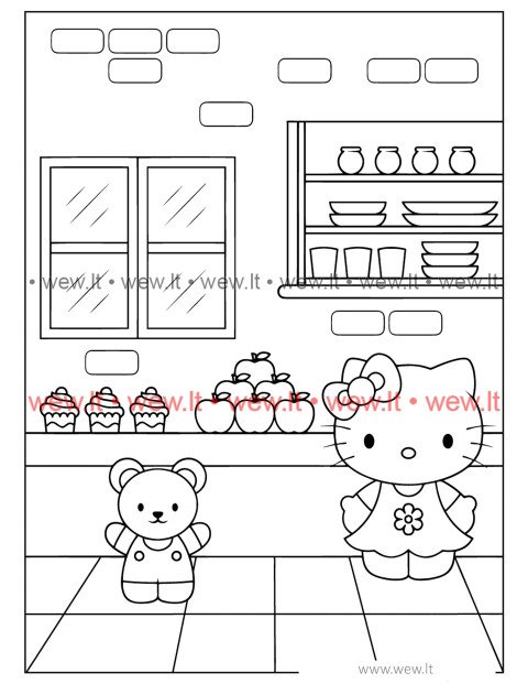 Virtuviniai nuotykiai su Hello Kitty