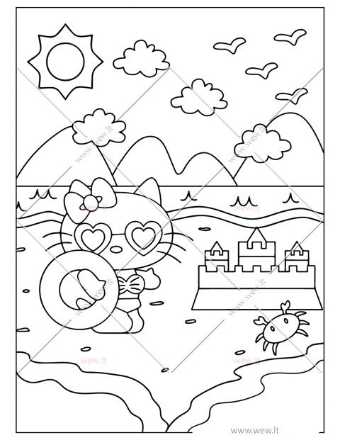 Vasaros nuotykiai su Hello Kitty
