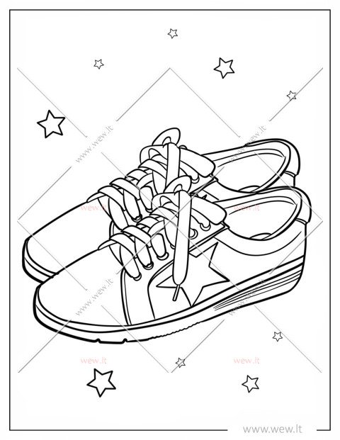 Blizgantys sportbačiai spalvinti