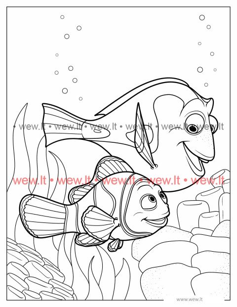 Dory ir Marlinas – Žuviukas Nemo