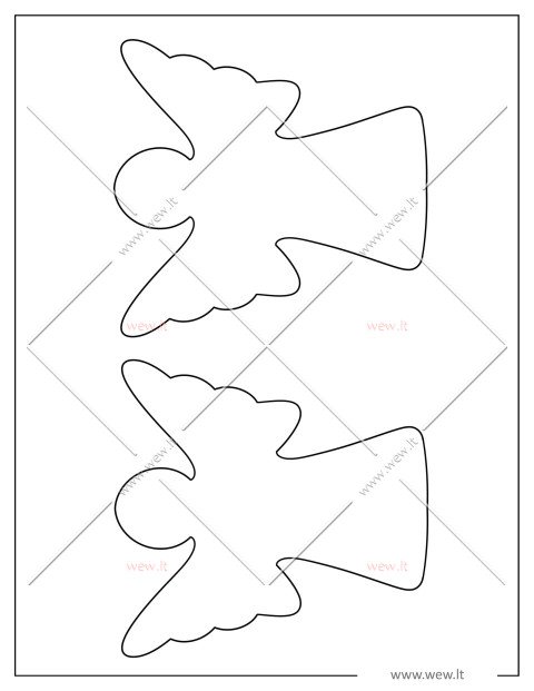 Kalėdinių angelų karpinys