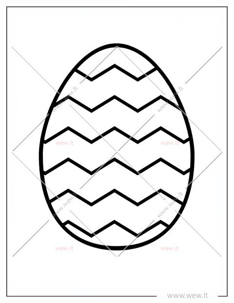 Margučio šablonas iškirpti