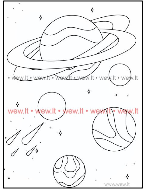 Planetos spalvinti