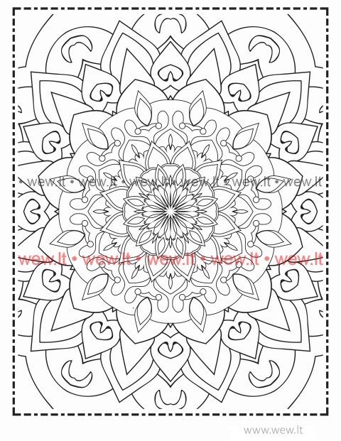 2 Mandala spalvinti