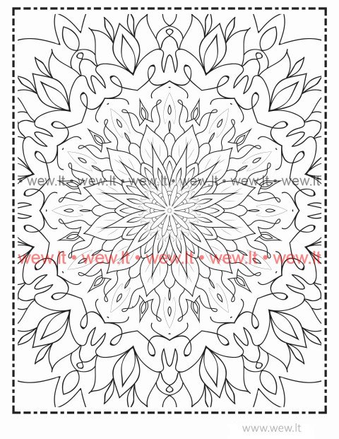 4 Mandala spalvinti