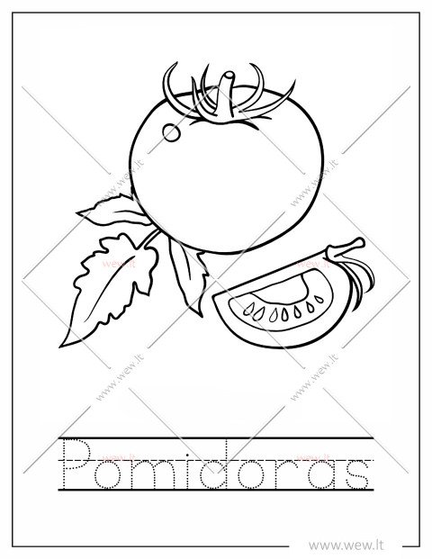 Sultingas pomidoras spalvinti