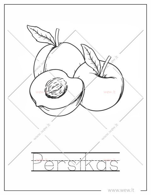 Sunokęs persikas spalvinti