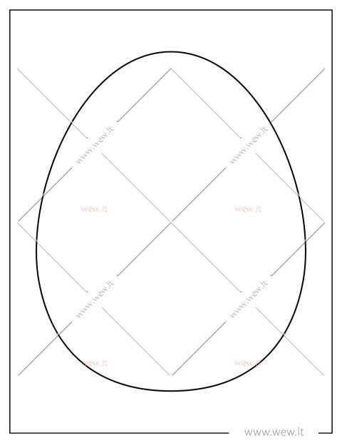 Velykinis kiaušinis – kūrybinis trafaretas