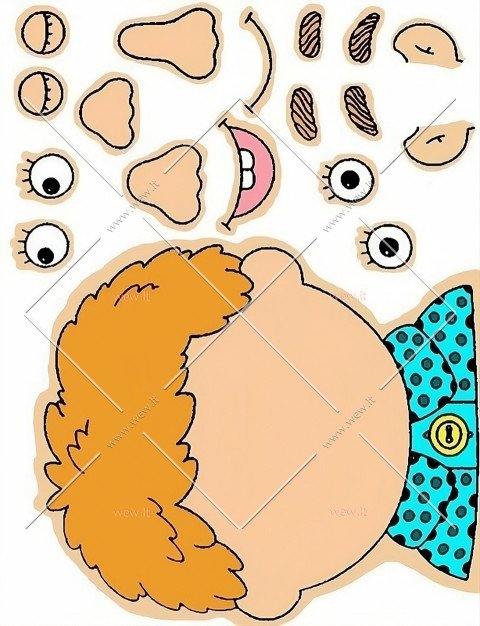 Karpymo užduotis - Sukurk savo veidą!