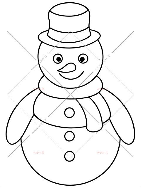 Linksmasis sniego senis