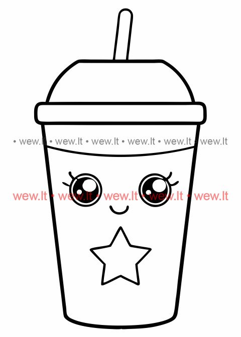 Kawaii Starbucks gėrimas