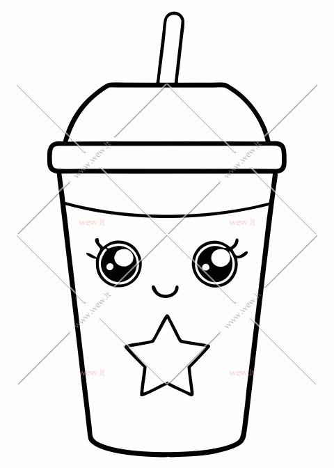 Kawaii Starbucks gėrimas