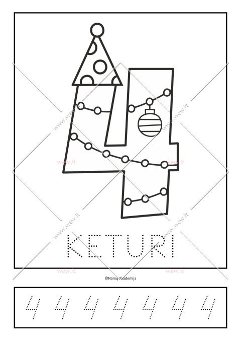 Kalėdiniai skaičiai Nr.4
