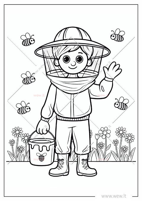 Medaus rinkėjas bitininkas