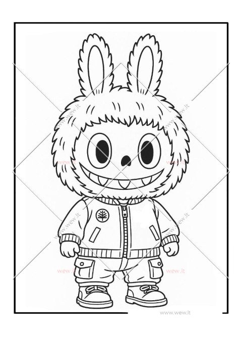 Stilingas Labubu spalvinti