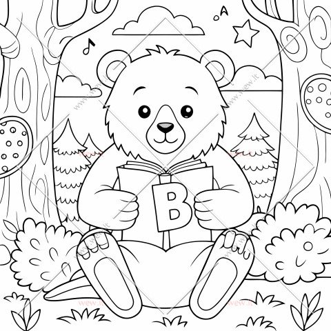 Miško bibliotekininkas lokys